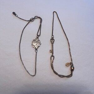 Alex and Ani Sterling Silver Bracelets- Key and Lotus